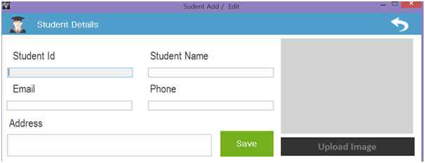 Insert Student Details